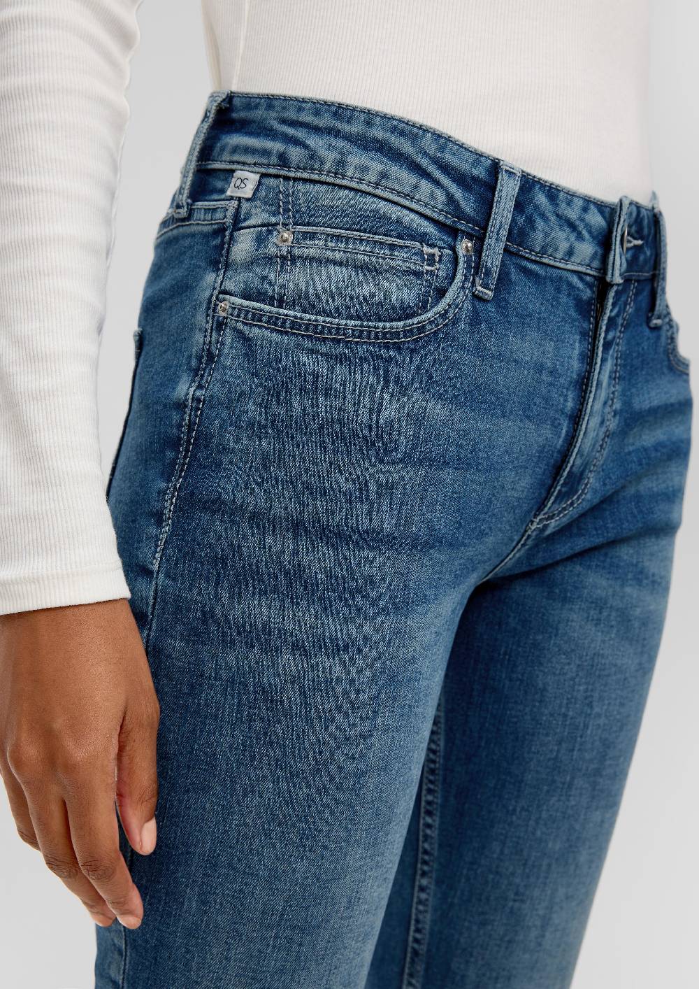 S.Oliver Sadie Jeans / Skinny Fit / Mid Rise / Skinny Leg / Baumwollstretch Speichern exportieren