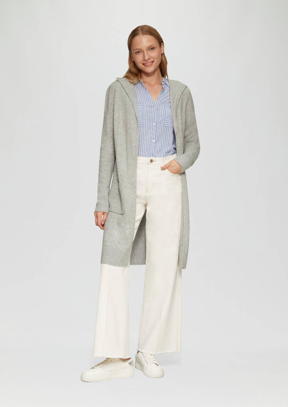 S.Oliver Long-Cardigan mit Kapuze zollfrei