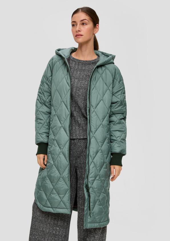 S.Oliver Oversize Mantel mit abgerundetem Saum Verkauf