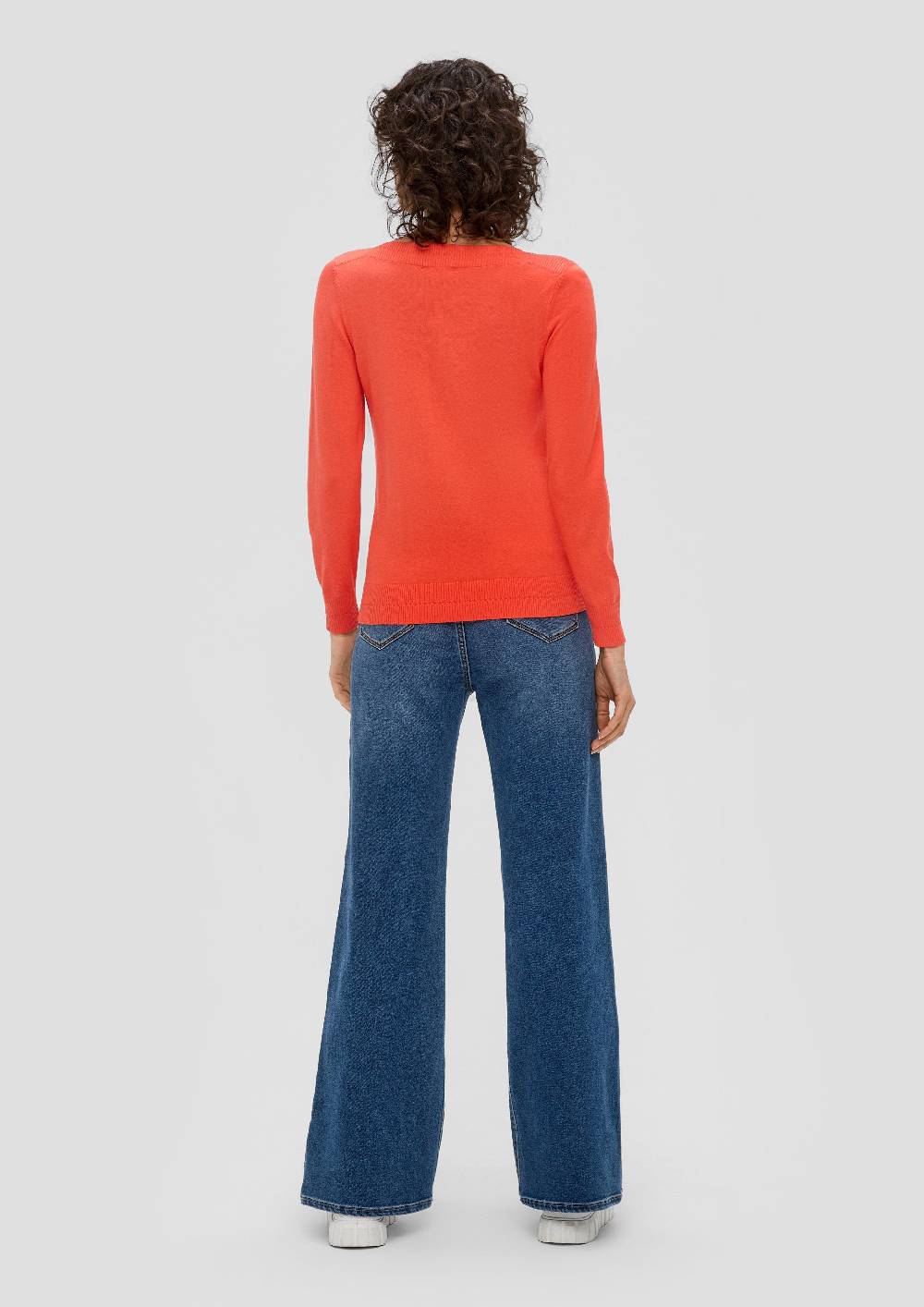 S.Oliver Longsleeve mit U-Boot-Ausschnitt Großer Ausverkauf