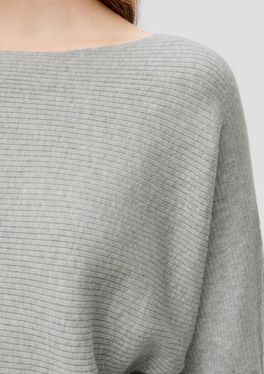 S.Oliver Rippstrickpulli mit Fledermausarm Flash Sale
