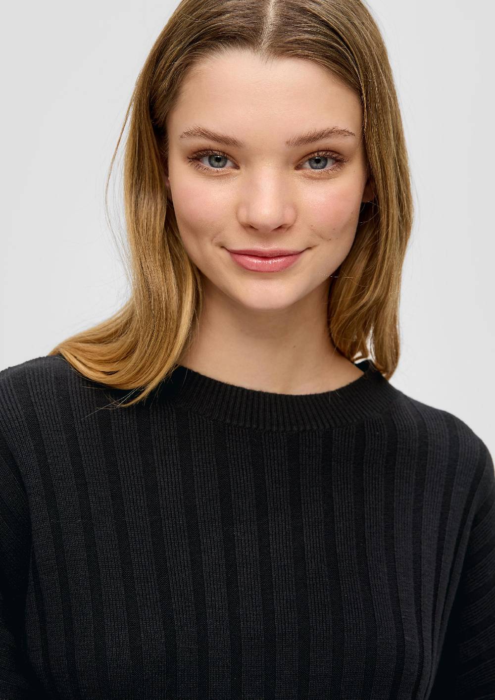 S.Oliver Weicher Strickpullover aus Baumwollmix Black Friday