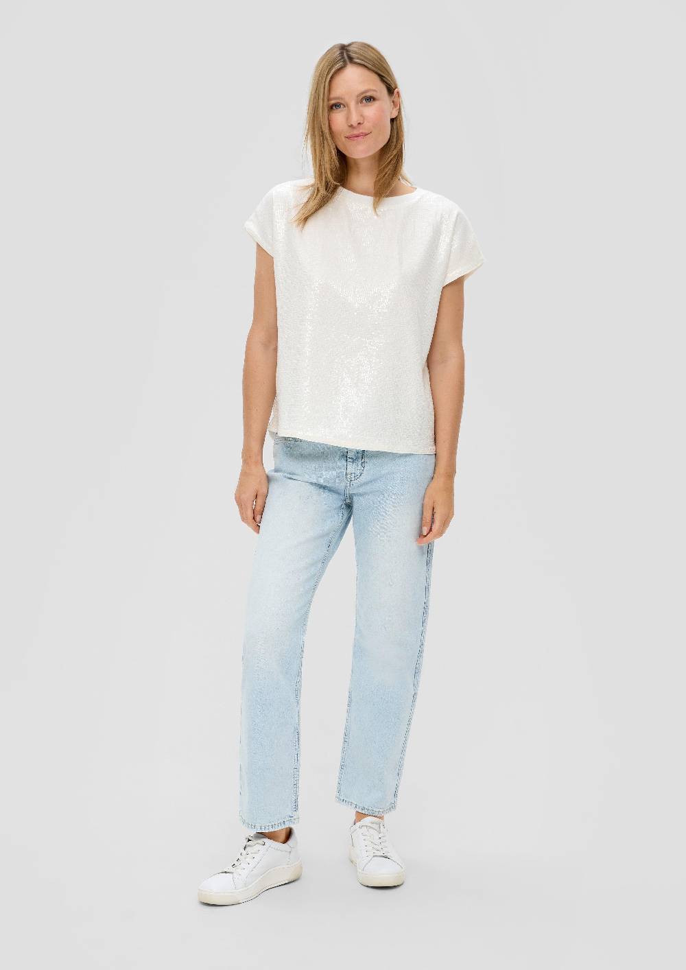 S.Oliver Cropped-Jeans Karolin / Regular Fit / Mid Rise / Straight Leg Lagerräumung