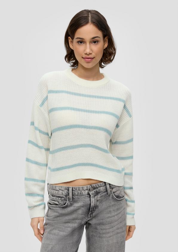 S.Oliver Leichter Sommerstrickpullover im Relaxed Fit Zeitlich begrenztes Angebot