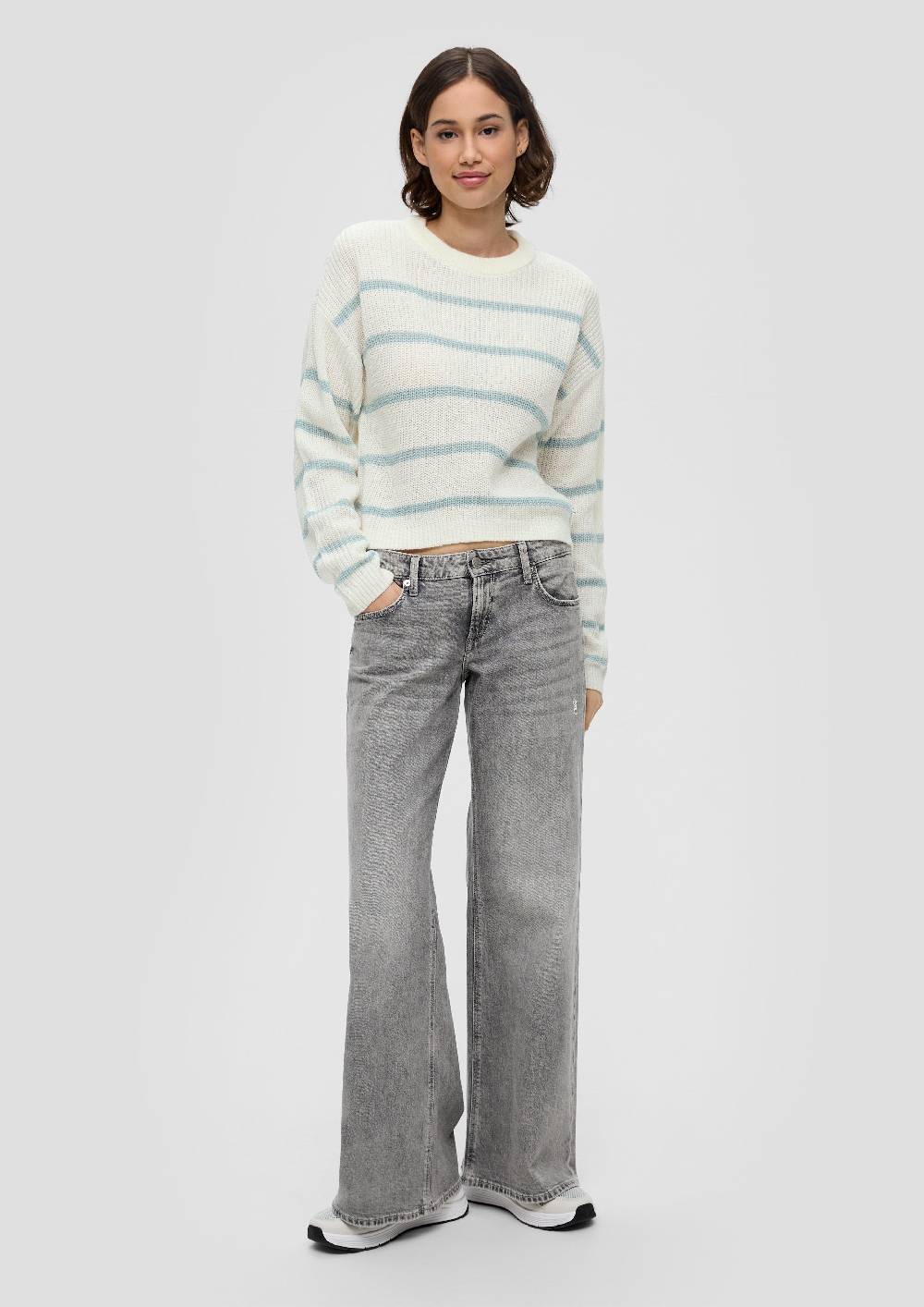 S.Oliver Leichter Sommerstrickpullover im Relaxed Fit Zeitlich begrenztes Angebot