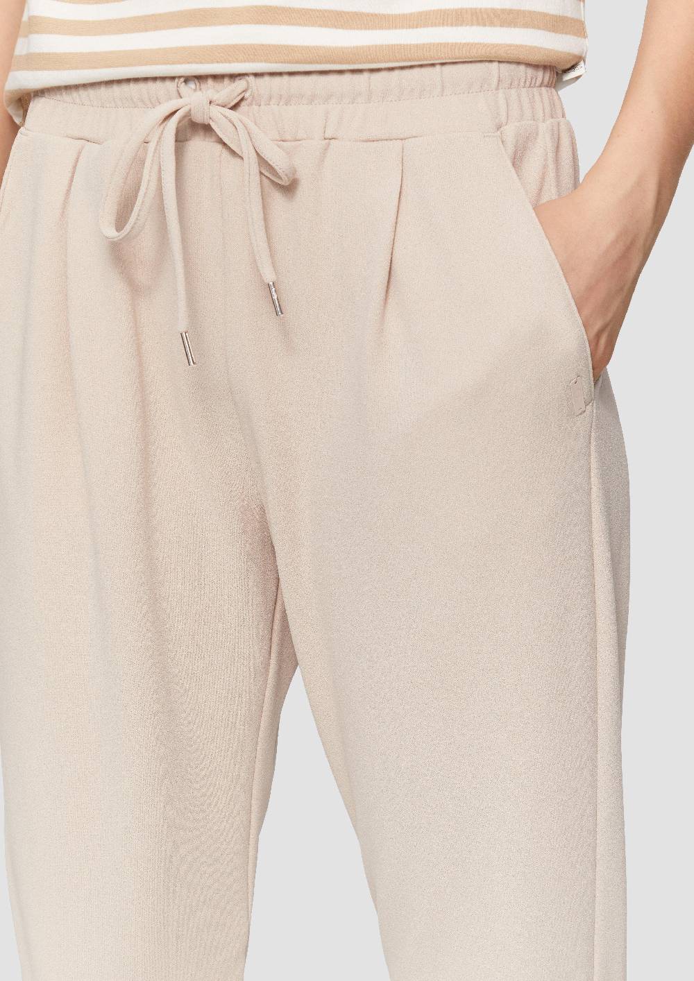 S.Oliver Jogpants aus Interlock-Crêpe Blitzangebot