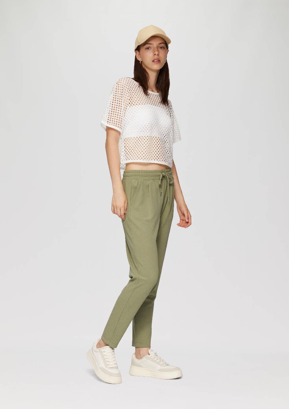 S.Oliver Jogpants aus Interlock-Crêpe Große Rabatte