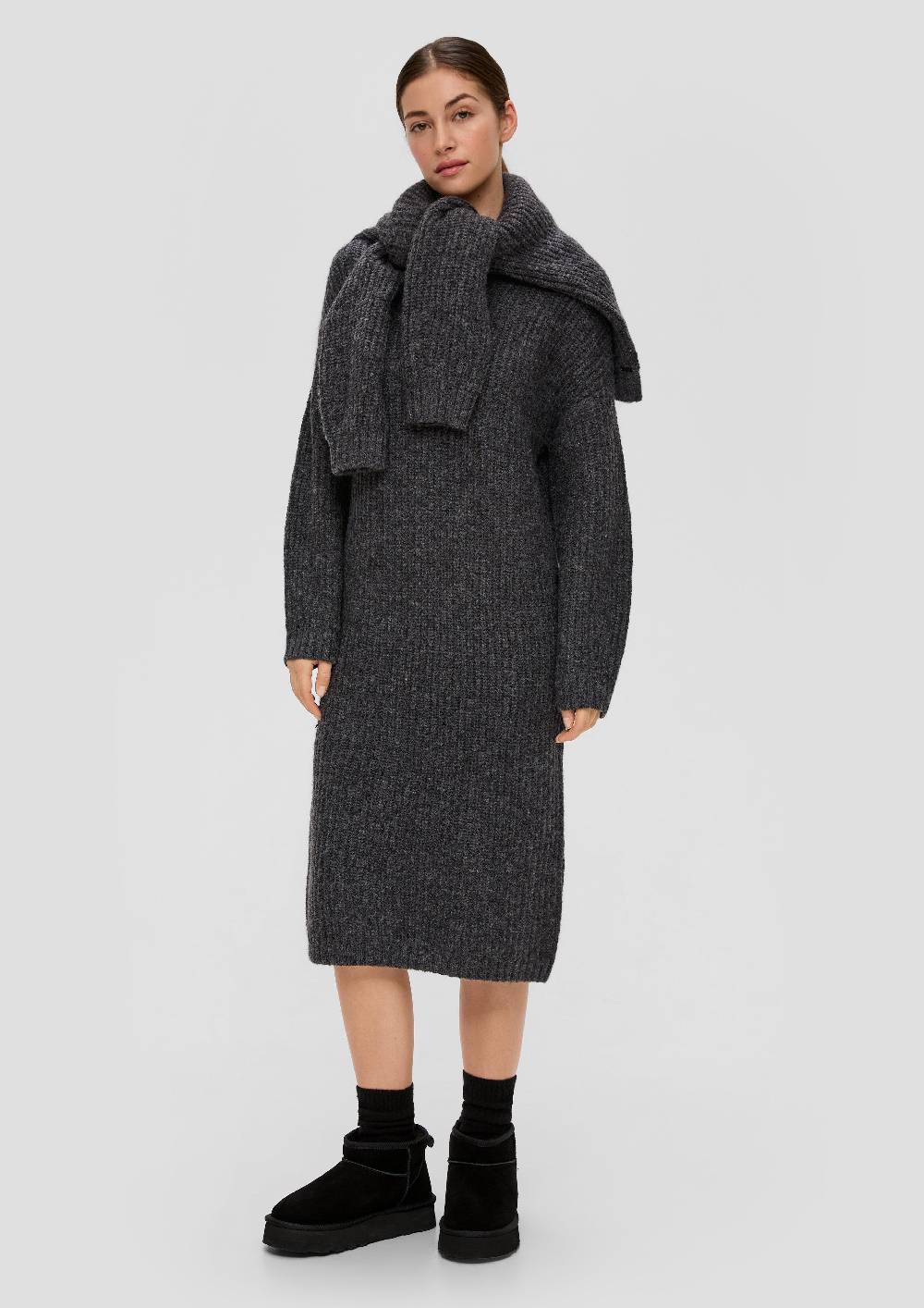 S.Oliver Midi-Kleid aus Strick Saisonale Angebote