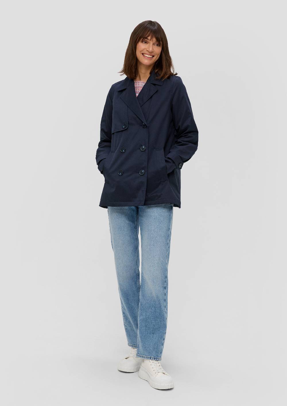 S.Oliver Cabanjacke aus Baumwollmix Kauf eins, bekomm eins gratis