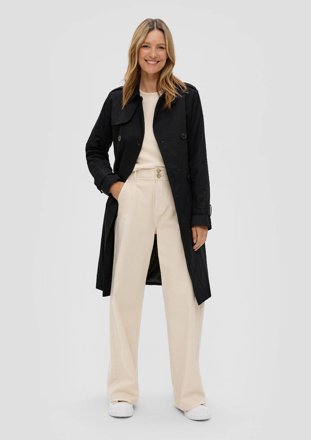 S.Oliver Langer Trench-Coat Tägliche Deals