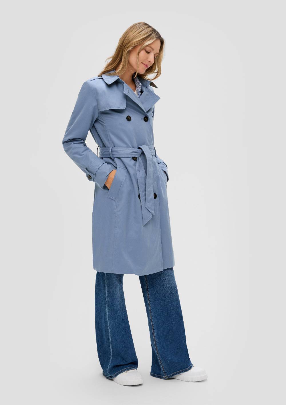 S.Oliver Langer Trench-Coat Riesige Ersparnisse