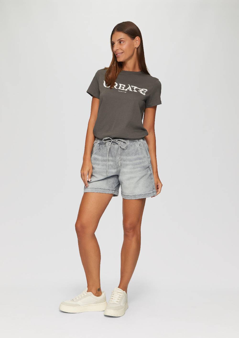 S.Oliver Jeans-Short / Mid Rise / Elastikbund Wochenangebot