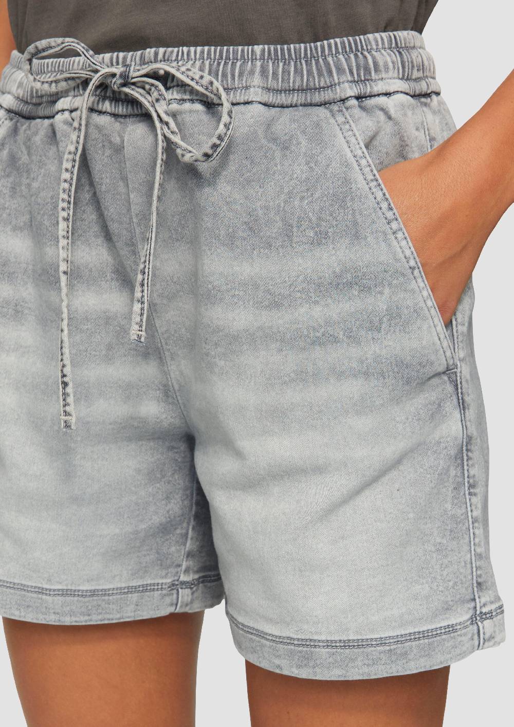 S.Oliver Jeans-Short / Mid Rise / Elastikbund Wochenangebot