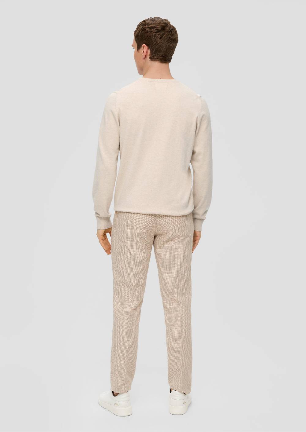S.Oliver Strickpullover aus Seide mit Crew Neck Kostenlose Rückgabe