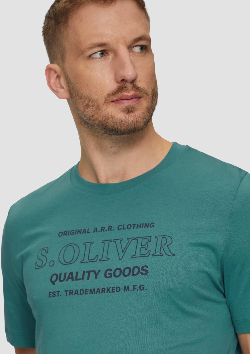S.Oliver T-Shirt mit Logo-Motiven aus reiner Baumwolle Bis zu 65% Rabatt