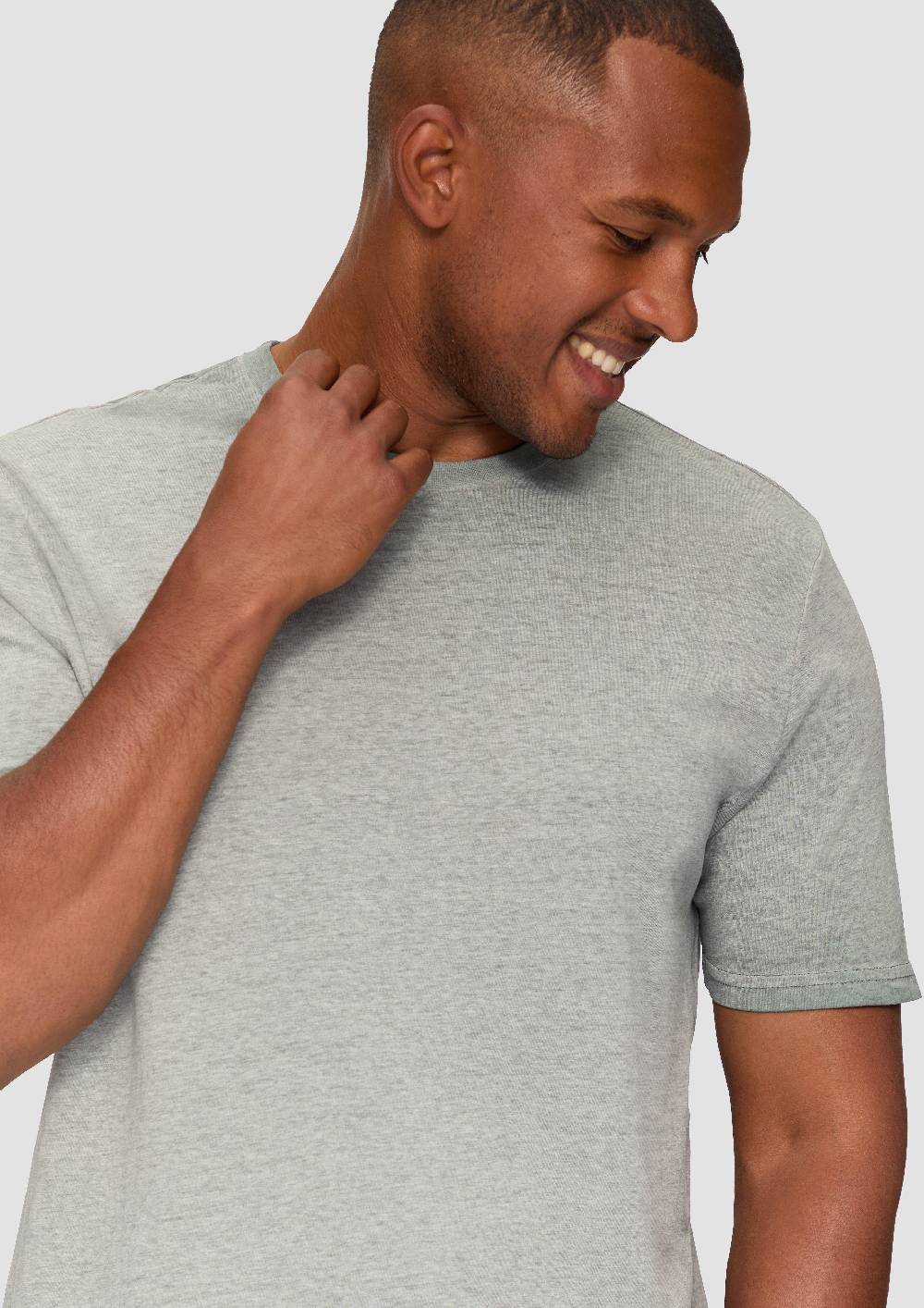 S.Oliver T-Shirt aus Baumwollmix mit Wascheffekt Nur noch ein Tag übrig