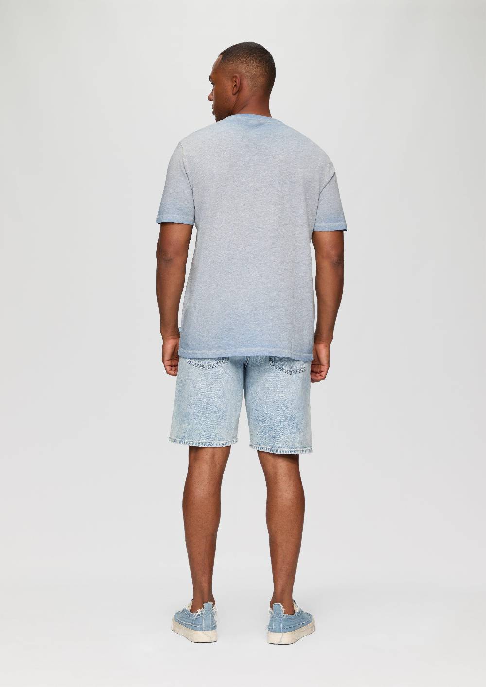 S.Oliver T-Shirt aus Baumwollmix mit Wascheffekt Super Rabatt