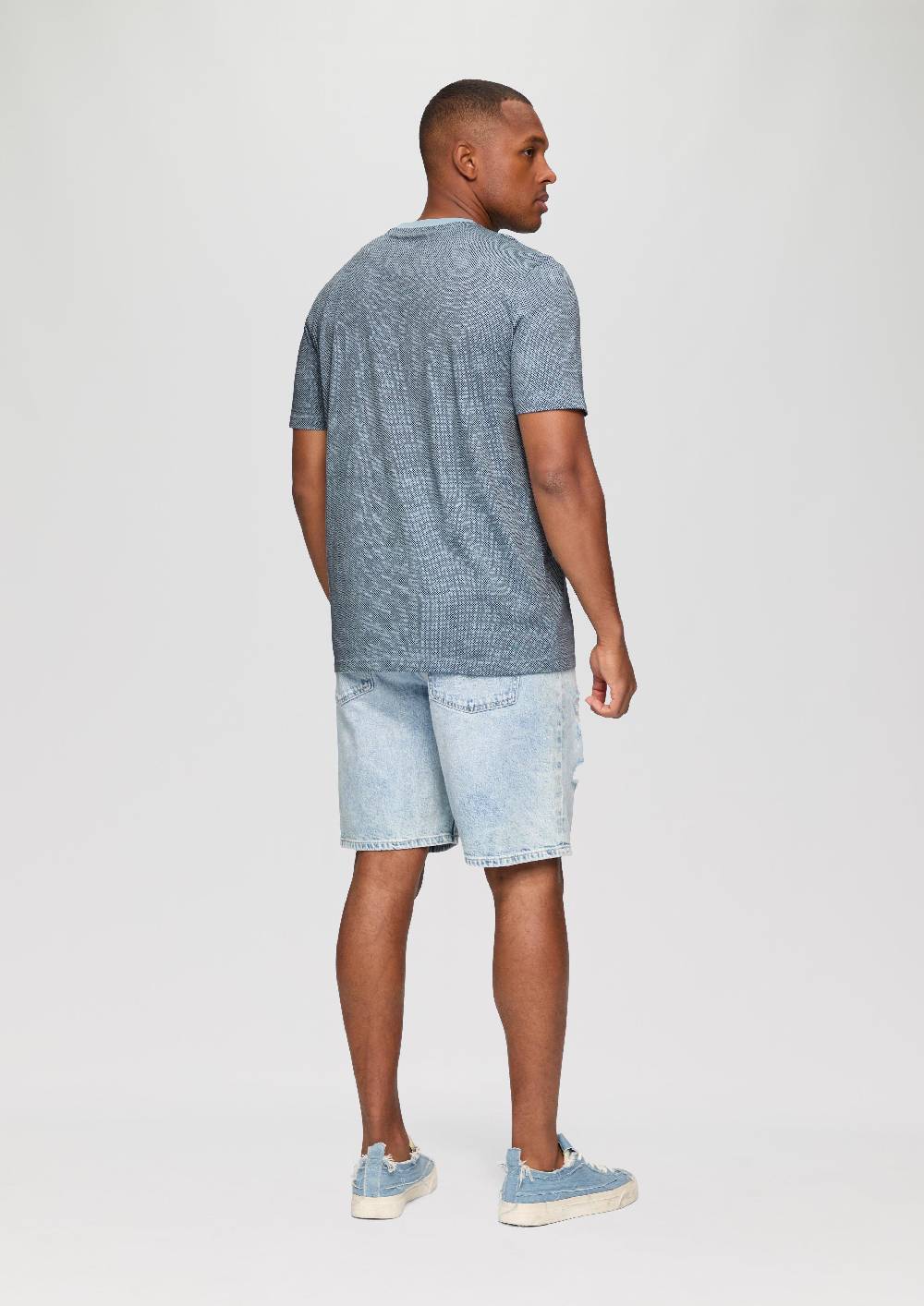 S.Oliver T-Shirt mit All-over-Print 50% Rabatt mit kostenlosem Versand