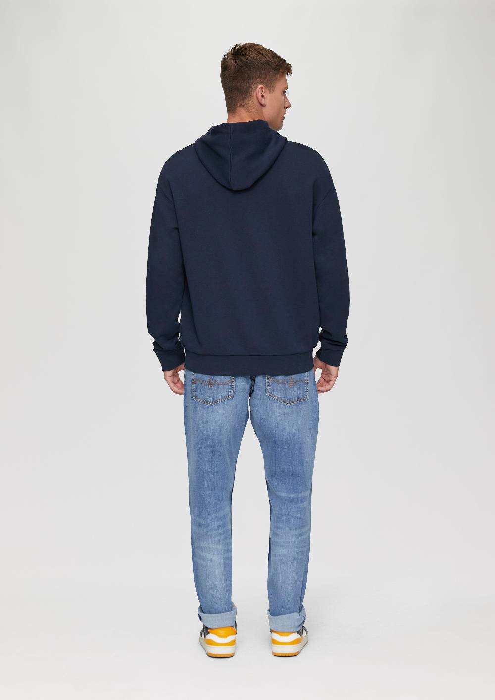 S.Oliver Sweatshirt-Jacke mit Print-Detail Kostenloser Versand international