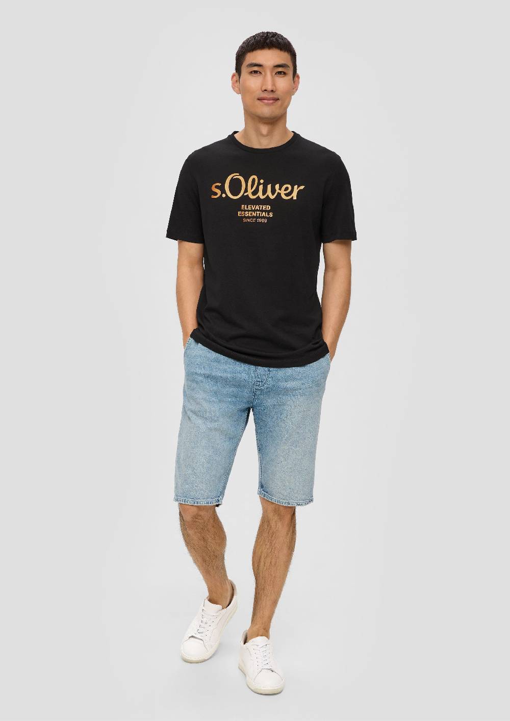 S.Oliver T-Shirt aus Baumwolle mit Label-Print Begrenzt auf 3 Tage