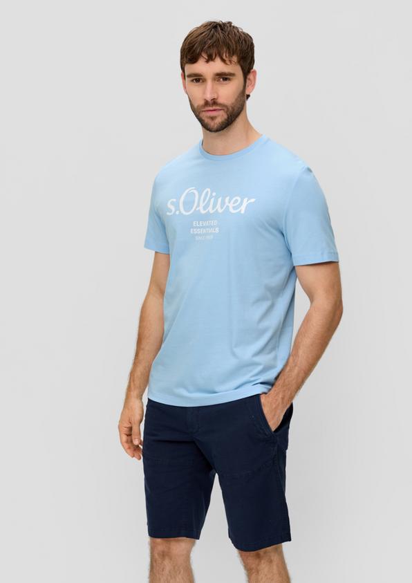 S.Oliver T-Shirt aus Baumwolle mit Label-Print Speichern exportieren