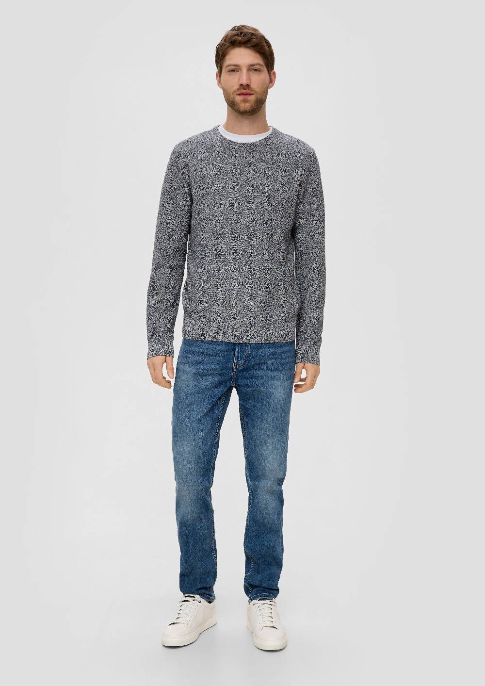 S.Oliver Feinstrickpullover mit Crew Neck Black Friday Preise
