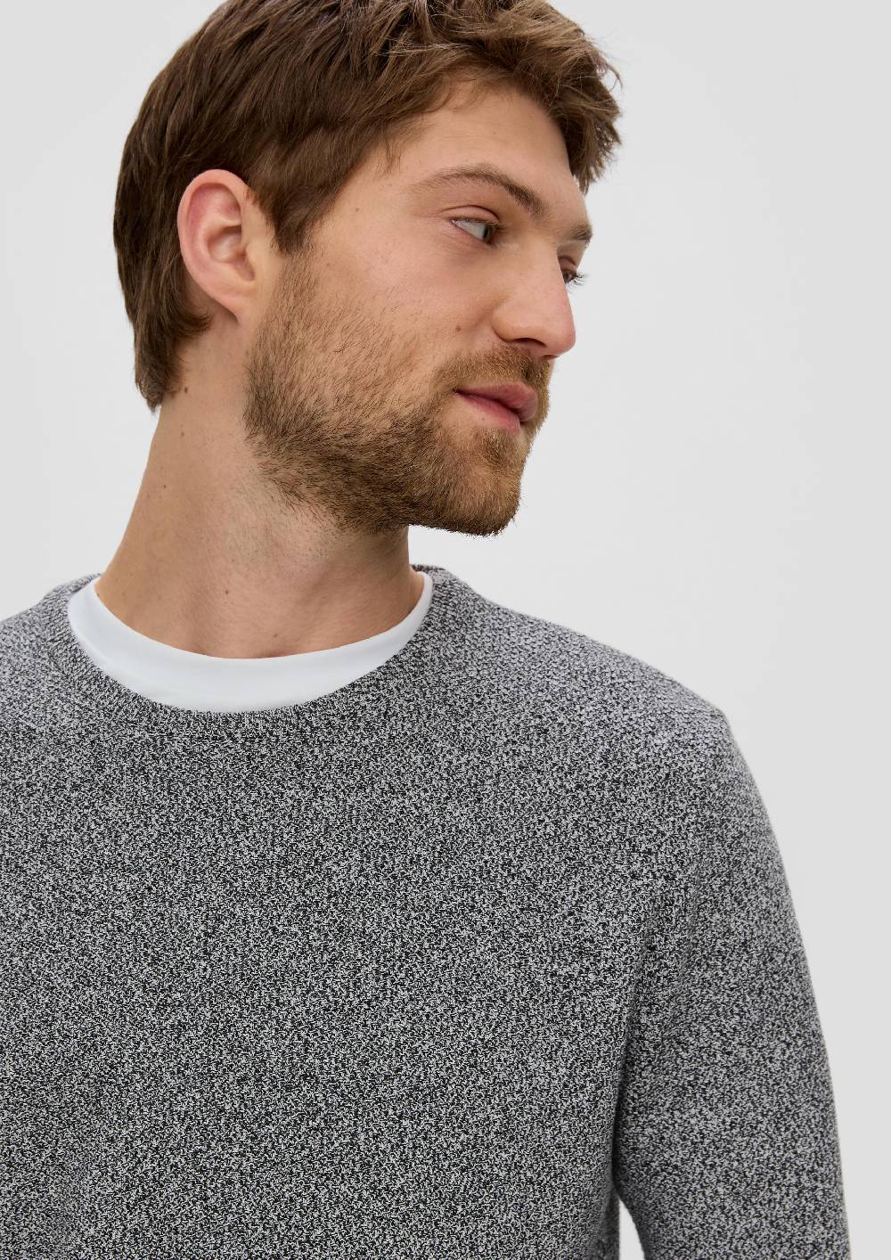 S.Oliver Feinstrickpullover mit Crew Neck Black Friday Preise