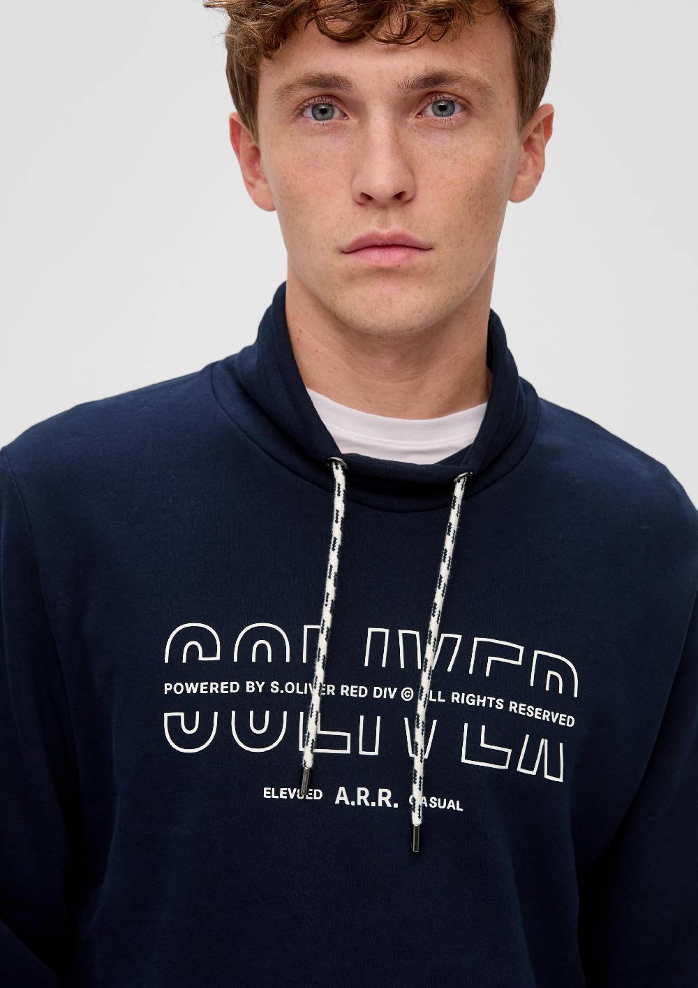 S.Oliver Sweatshirt mit Logo-Print Rabatte dieses Monats