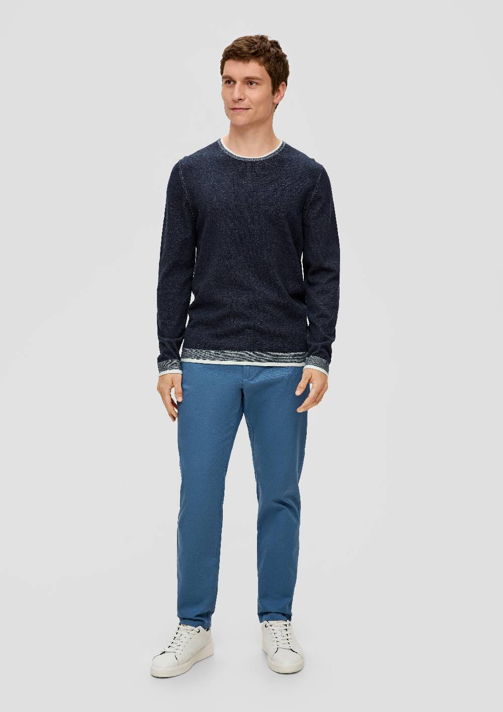 S.Oliver Strickpullover in melierter Optik Angebote
