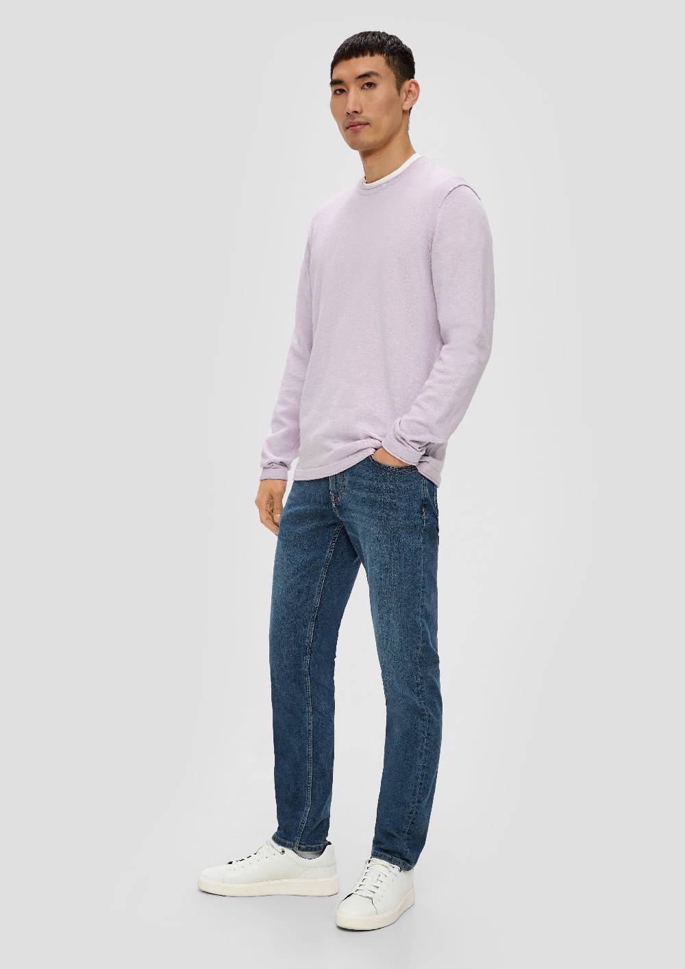 S.Oliver Strickpullover mit Rollkante Kostenloser Versand