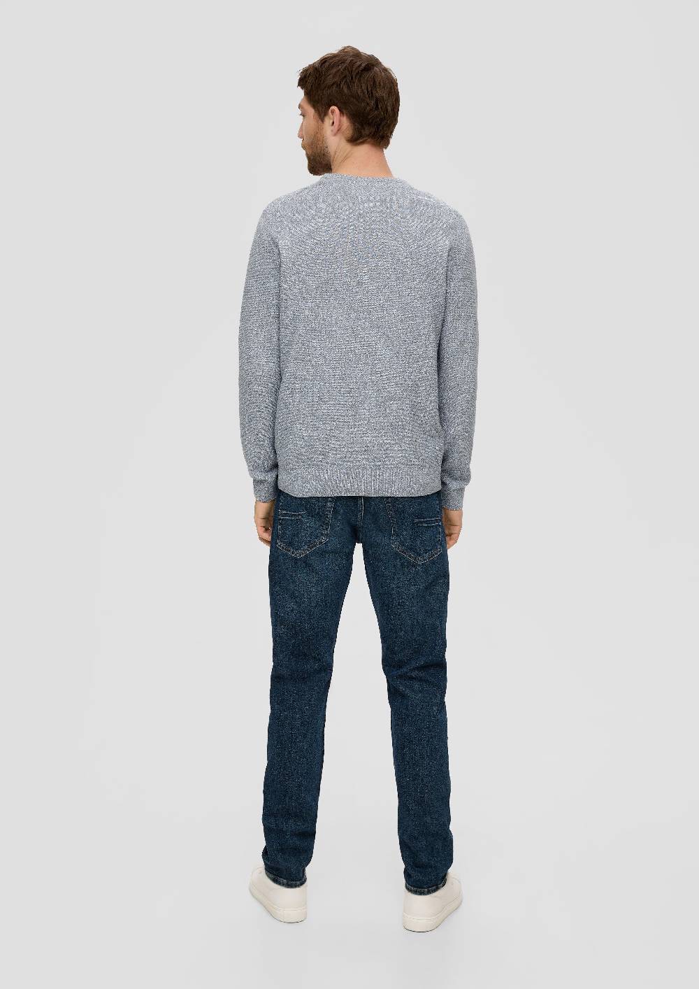 S.Oliver Feinstrickpullover mit Crew Neck Fabrik Onlineshop