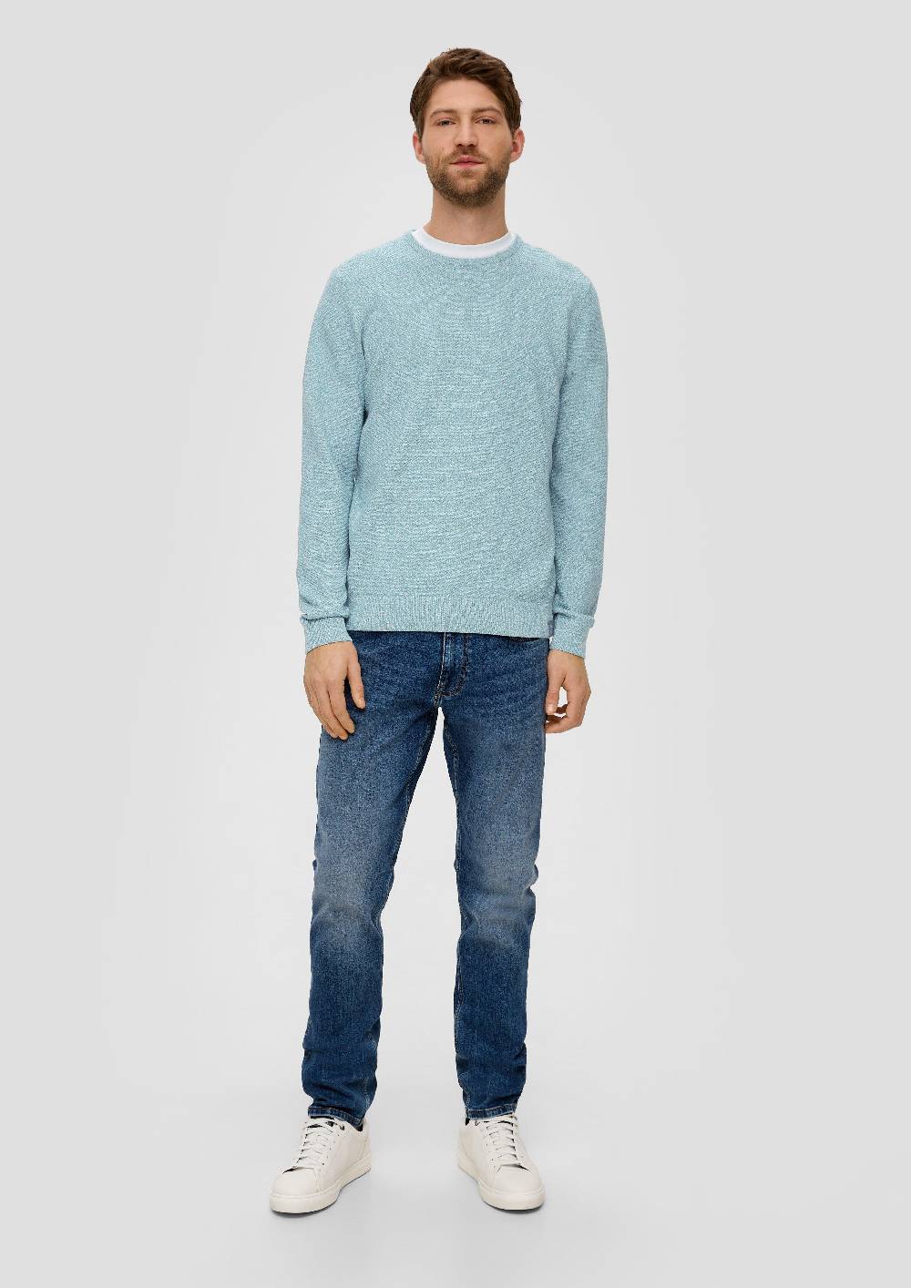 S.Oliver Feinstrickpullover mit Crew Neck Fabrikpreis