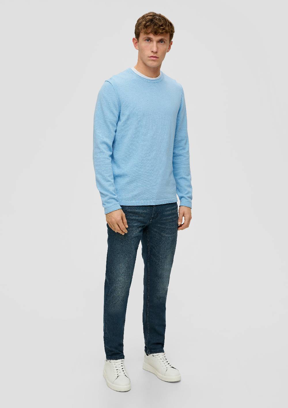 S.Oliver Strickpullover mit Rollkante Rabatt