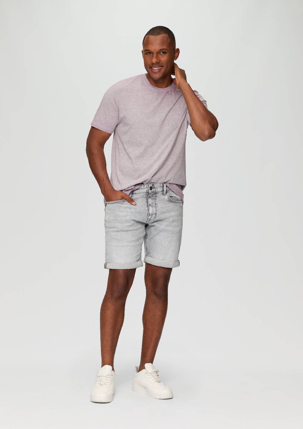 S.Oliver T-Shirt aus Baumwollmix mit Wascheffekt Flash Sale