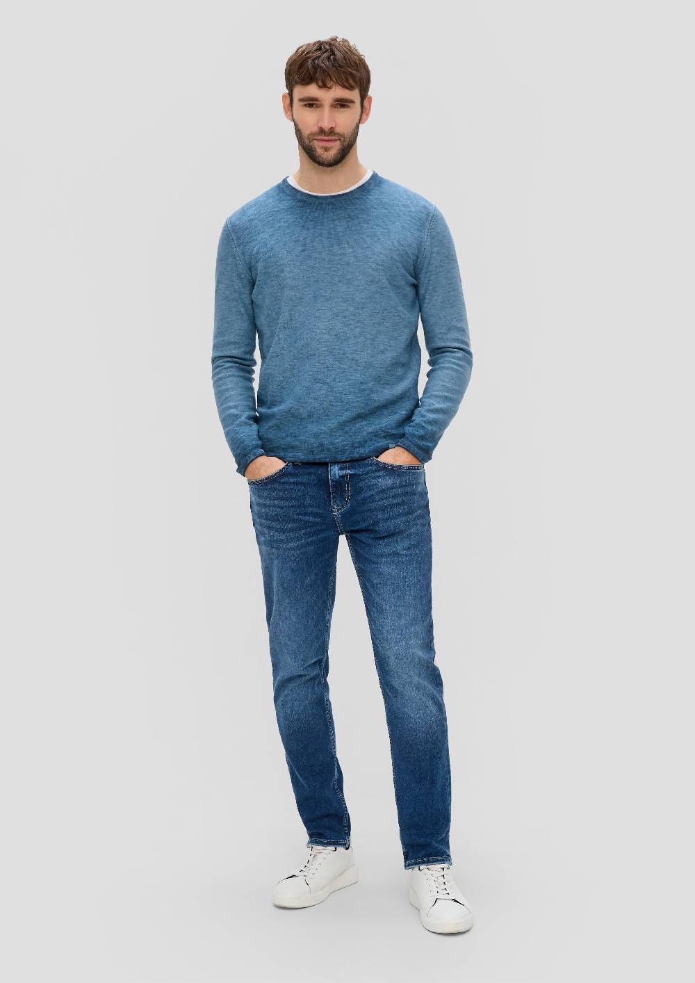 S.Oliver Strickpullover mit Rollsaum Exklusivangebot