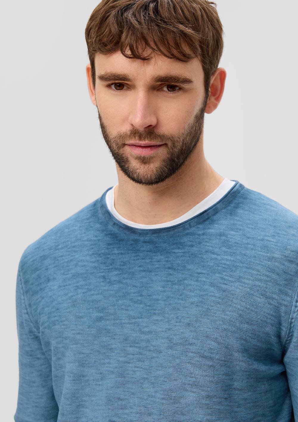 S.Oliver Strickpullover mit Rollsaum Exklusivangebot