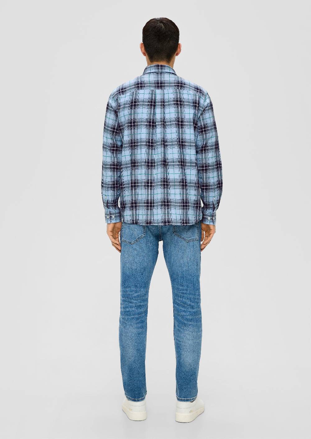 S.Oliver Regular: Langarmhemd mit Button-down-Kragen Saisonschlussverkauf