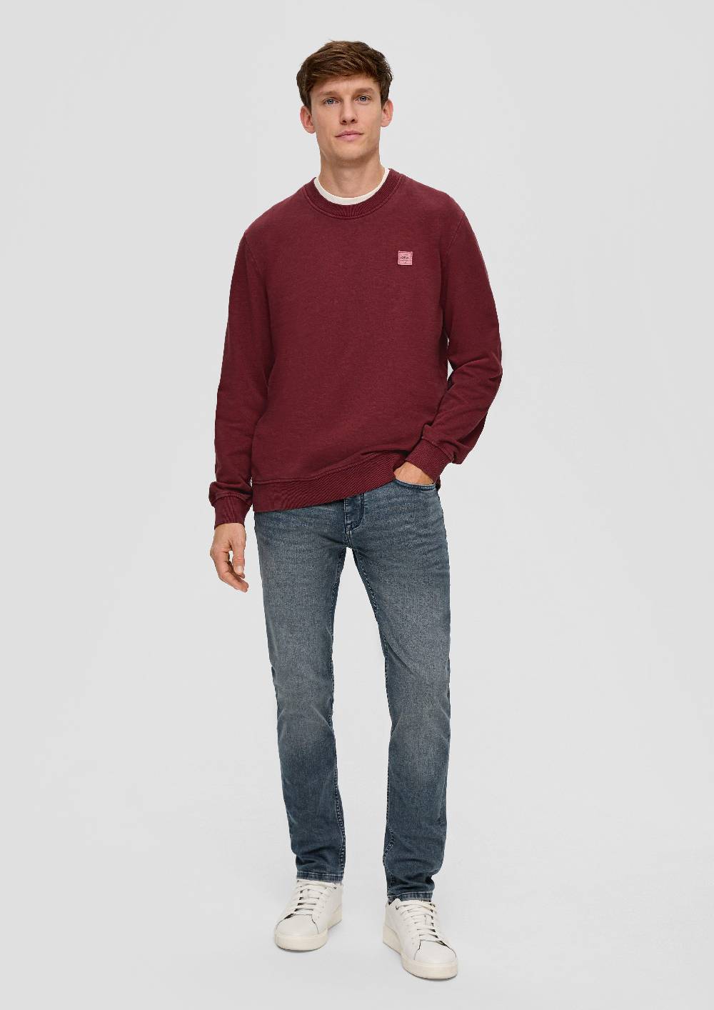 S.Oliver Sweatshirt aus reiner Baumwolle Vatertagsangebot
