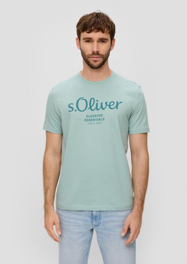 S.Oliver T-Shirt aus Baumwolle mit Label-Print Lagerräumung