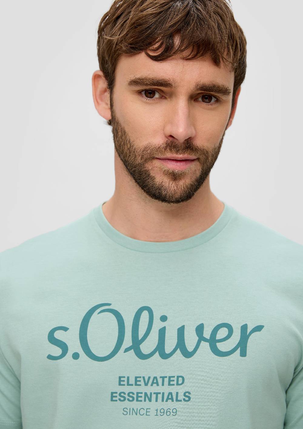 S.Oliver T-Shirt aus Baumwolle mit Label-Print Lagerräumung