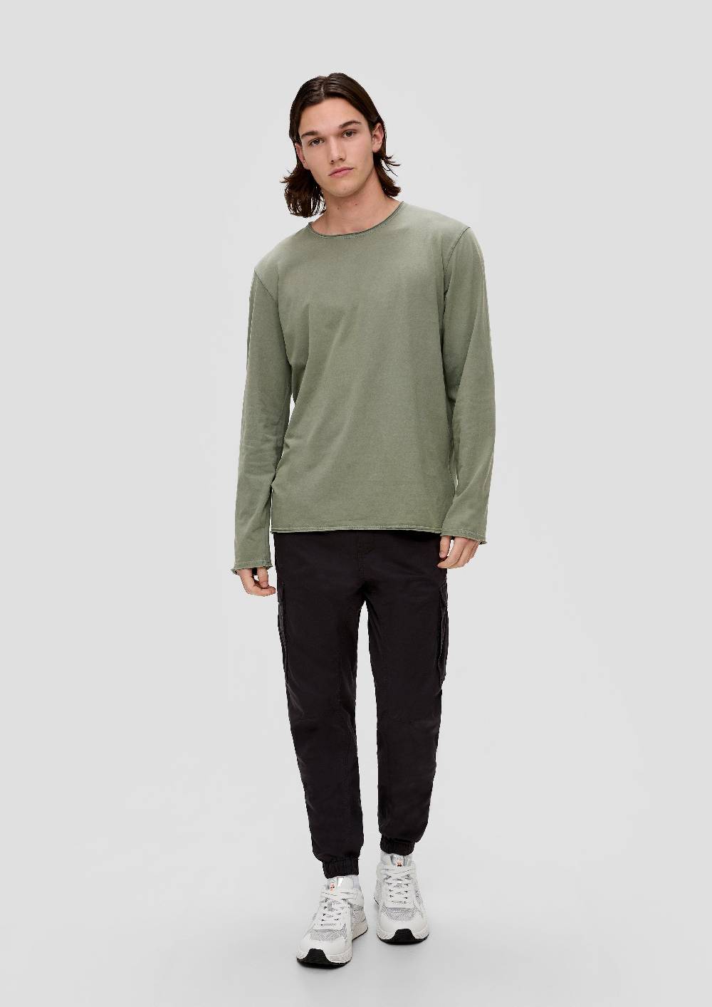 S.Oliver Longsleeve mit Rollsäumen Saisonale Angebote