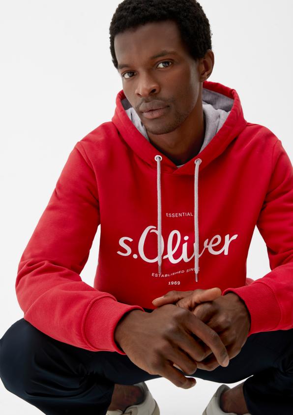 S.Oliver Hoodie mit Frontprint Tiefpreis