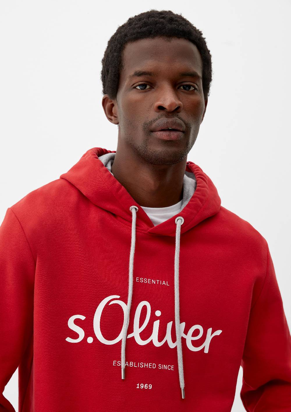 S.Oliver Hoodie mit Frontprint Tiefpreis