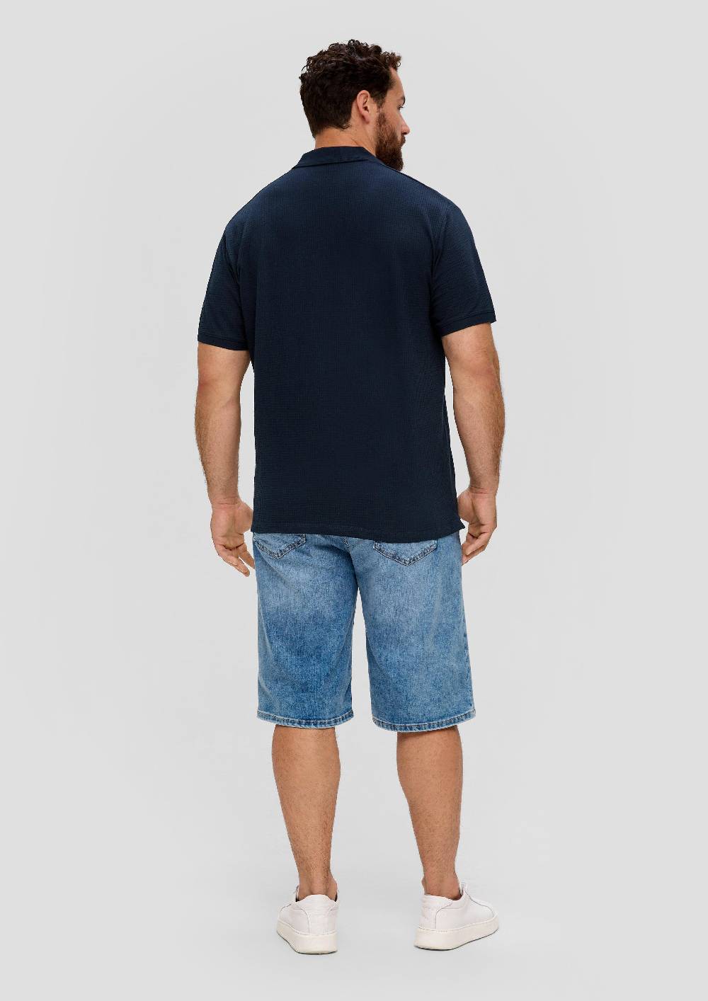 S.Oliver Poloshirt aus Baumwollstretch mit Applikation Begrenzte Freigabe