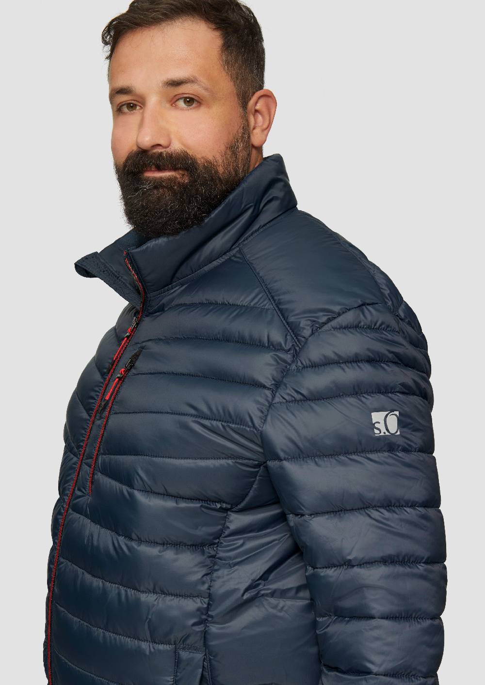 S.Oliver Wasserabweisende Steppjacke aus recyceltem Polyester Super Rabatt