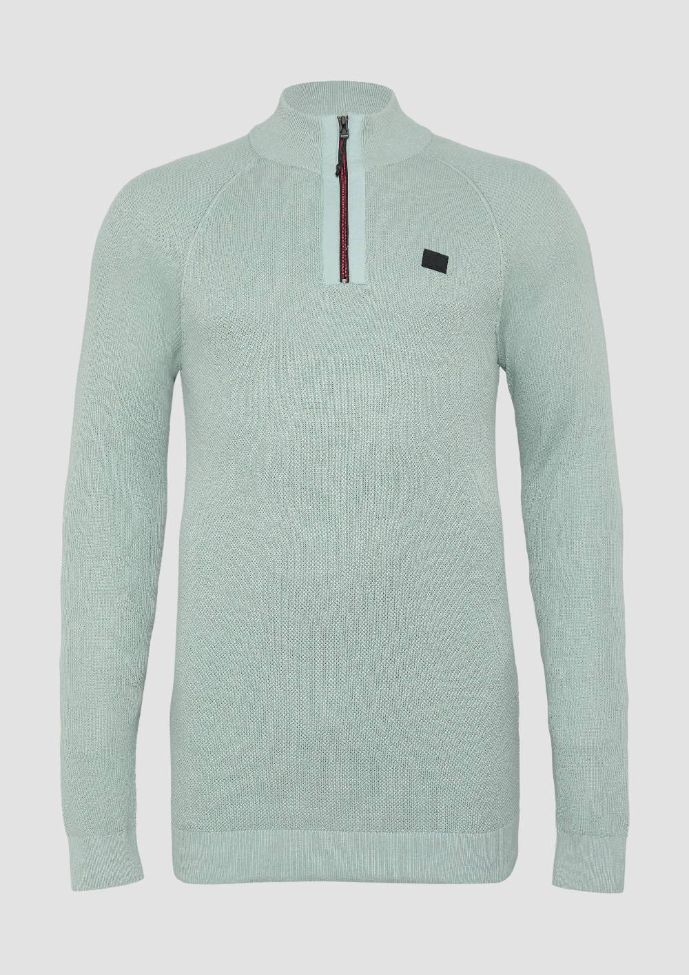 S.Oliver Strickpullover mit hochgeschlossenem Kragen Riesige Rabatte