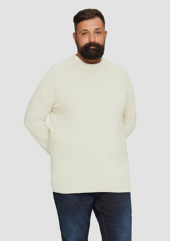 S.Oliver Strickpullover mit Rippbündchen Speichern exportieren