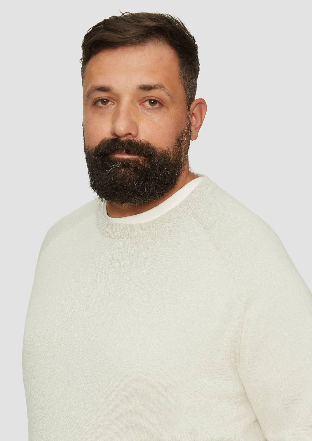 S.Oliver Strickpullover mit Rippbündchen Speichern exportieren