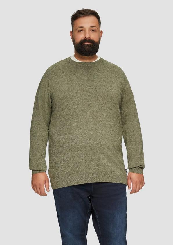 S.Oliver Strickpullover mit Rippbündchen Black Friday Preise