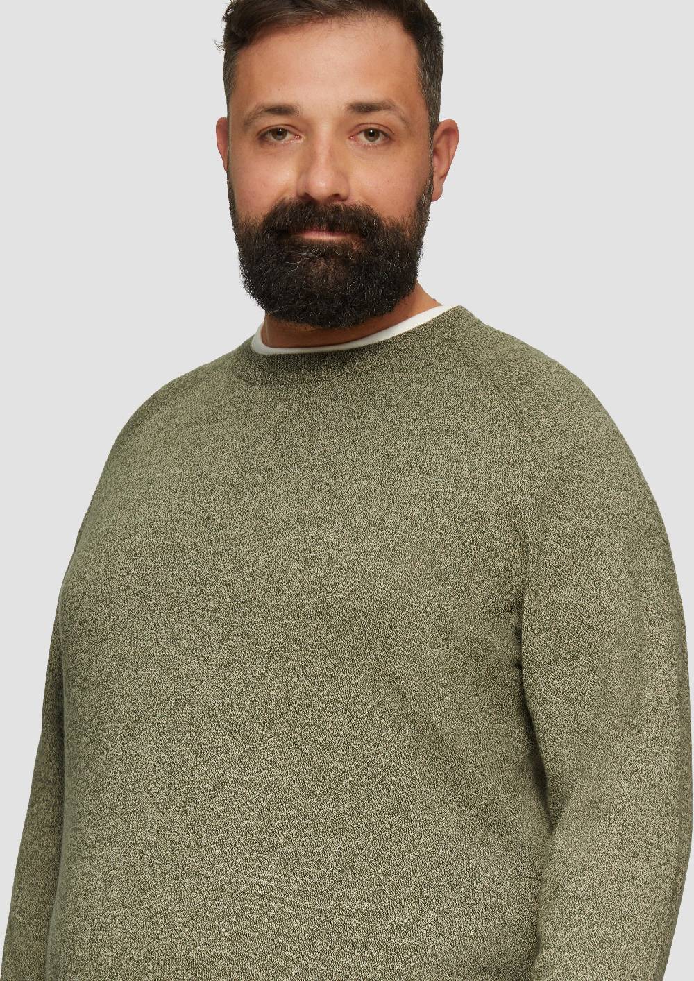 S.Oliver Strickpullover mit Rippbündchen Black Friday Preise